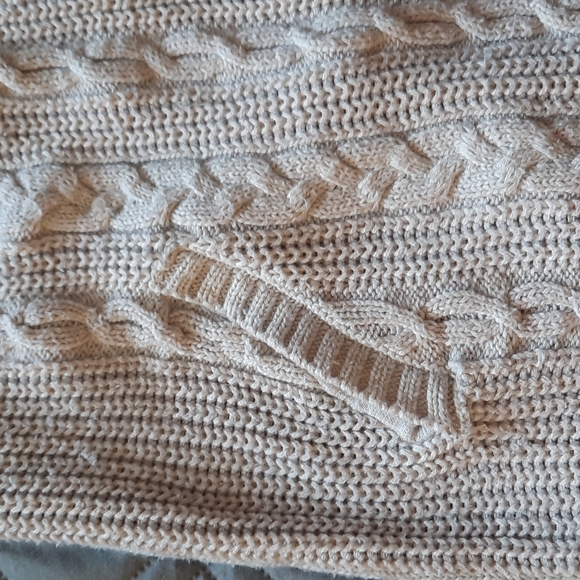 Tan Knitted Cardigan - Picture 5 of 6